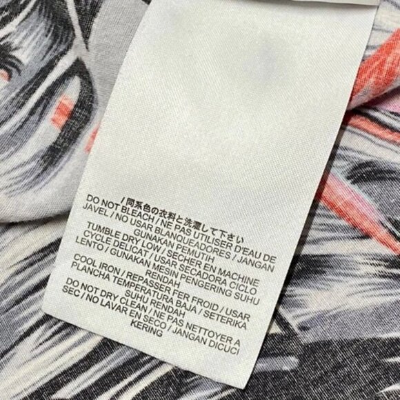 HURLEY Hawiian Button-Up Shirt Men's XXL Gray Floral Lightweight Casual Beach - Picture 5 of 10